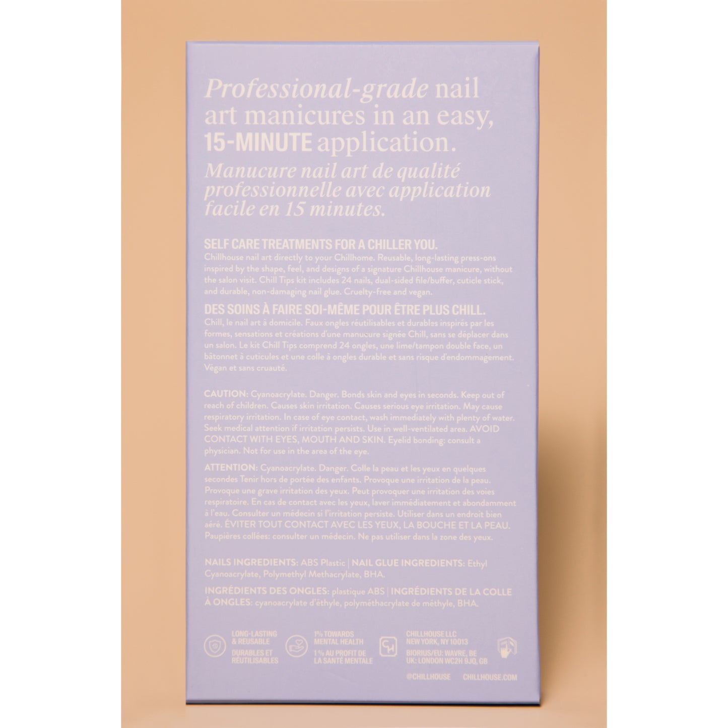 Chill Tips Checked Out Press-On Nails