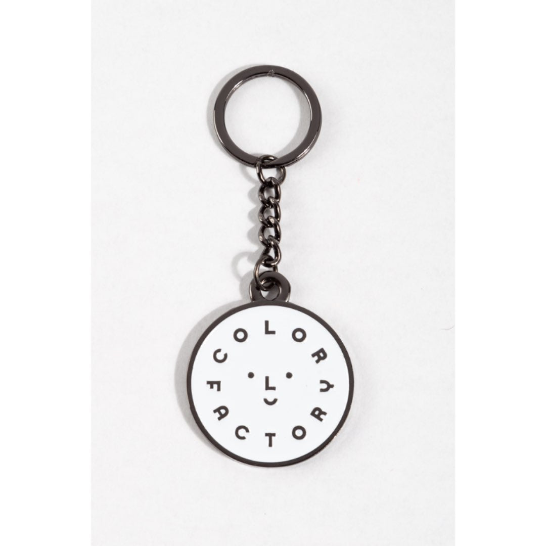 Yellow Smiley Logo Keychain