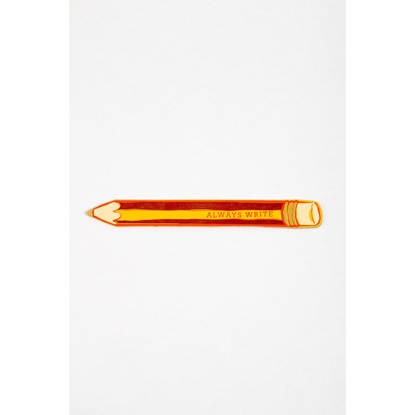 Always Write Pencil Bookmark in Yellow
