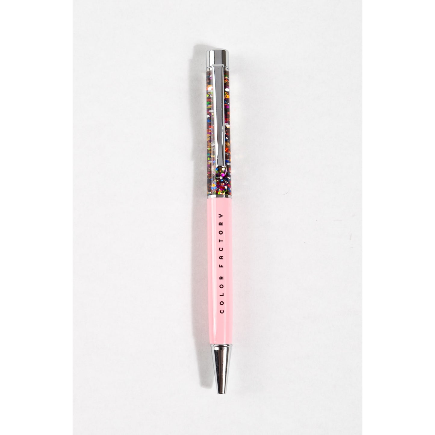 Pink Confetti Floating Pen
