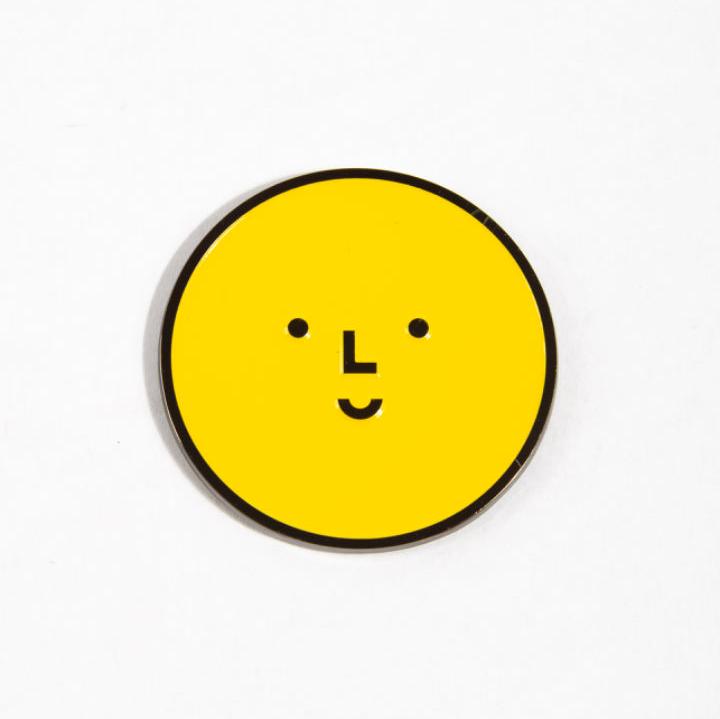 Yellow Smiley Logo Magnet