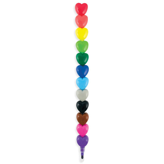 Heart to Heart Stacking Crayons