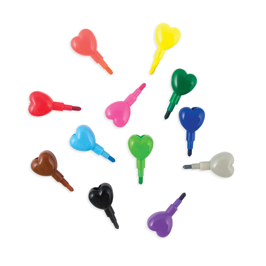 Heart to Heart Stacking Crayons