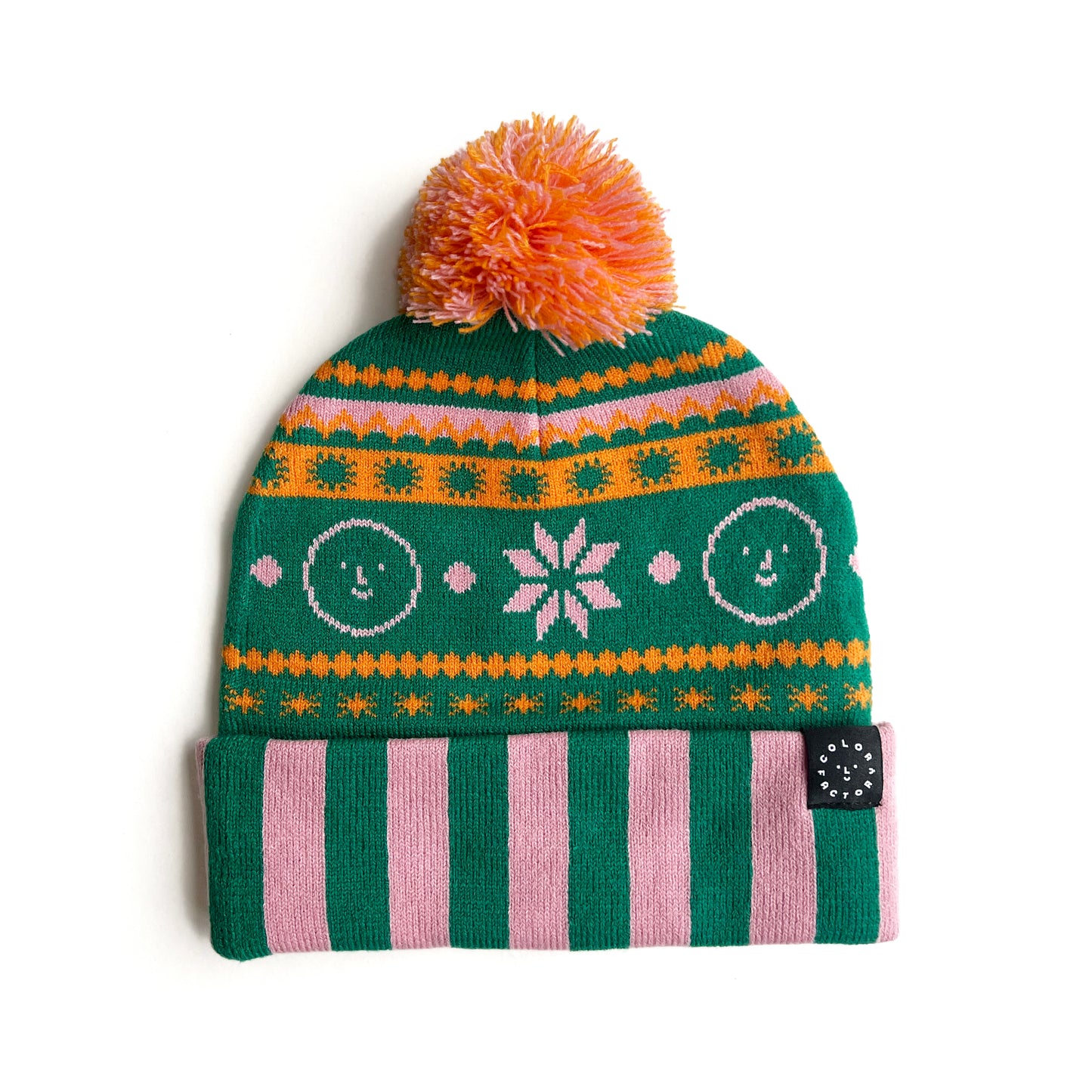 Fair Isle Kid's Knit Beanie