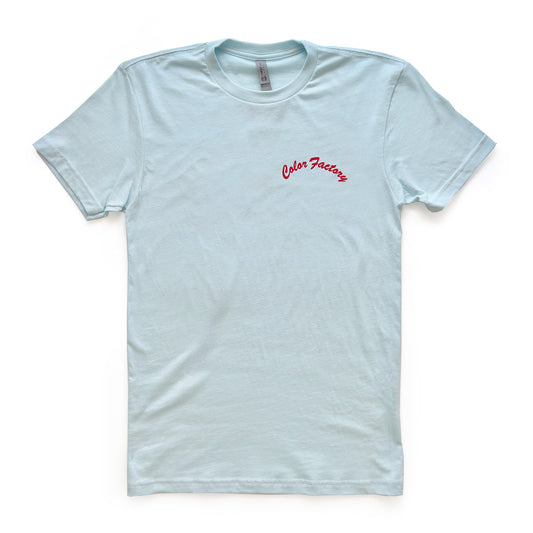 Factory Adult T-Shirt in Light Blue