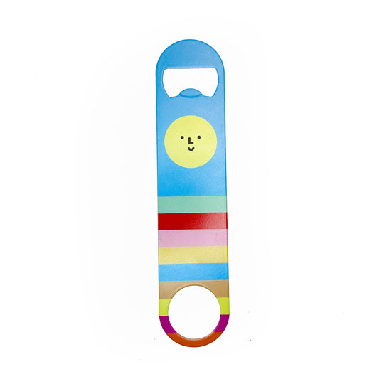 Striped Logo Bottle Opener