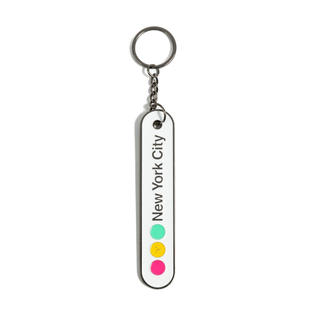New York Lettering Keychain