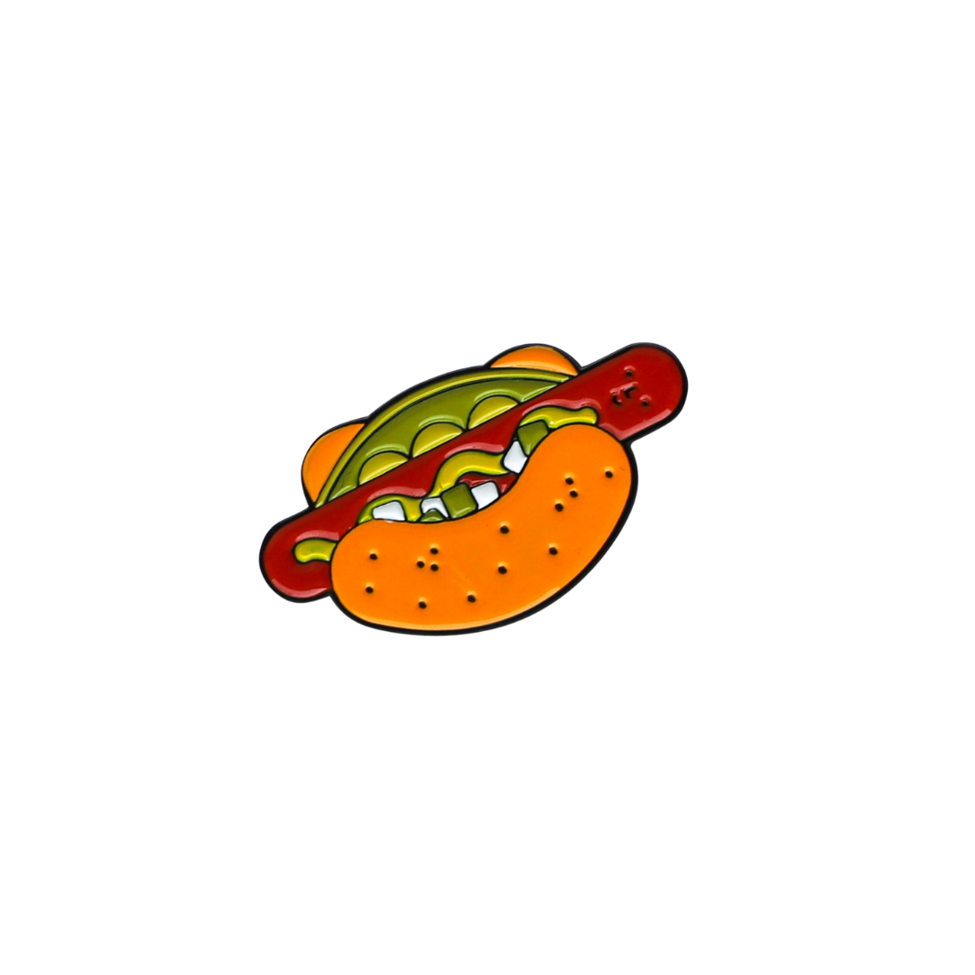 Chicago Hot Dog Enamel Pin