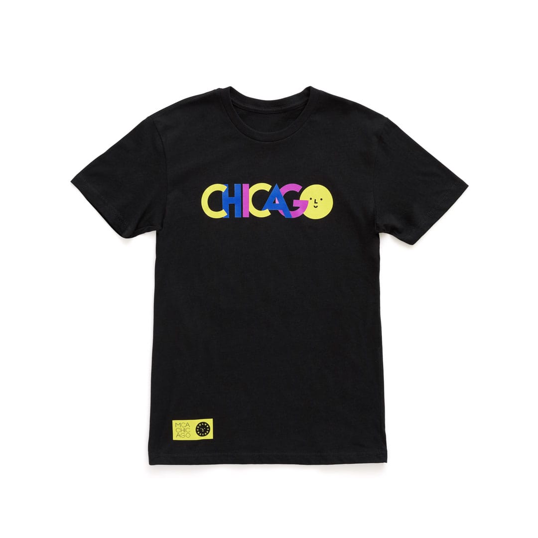 Black Chicago Logo T-Shirt