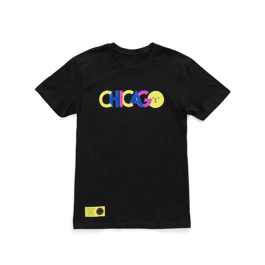 Black Chicago Logo T-Shirt