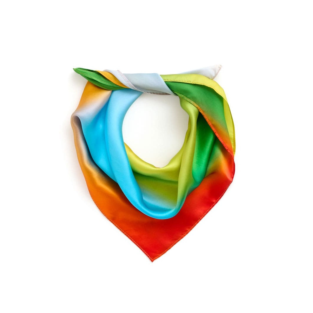 "Gradient Remix" Silk Scarf - Designed by Artist Liz West