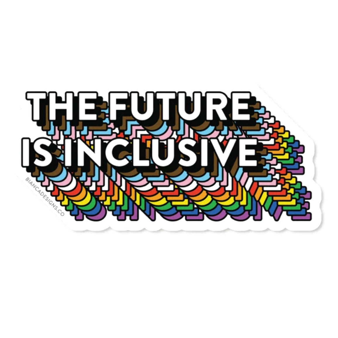 Future is Inclusive Rainbow Sticker