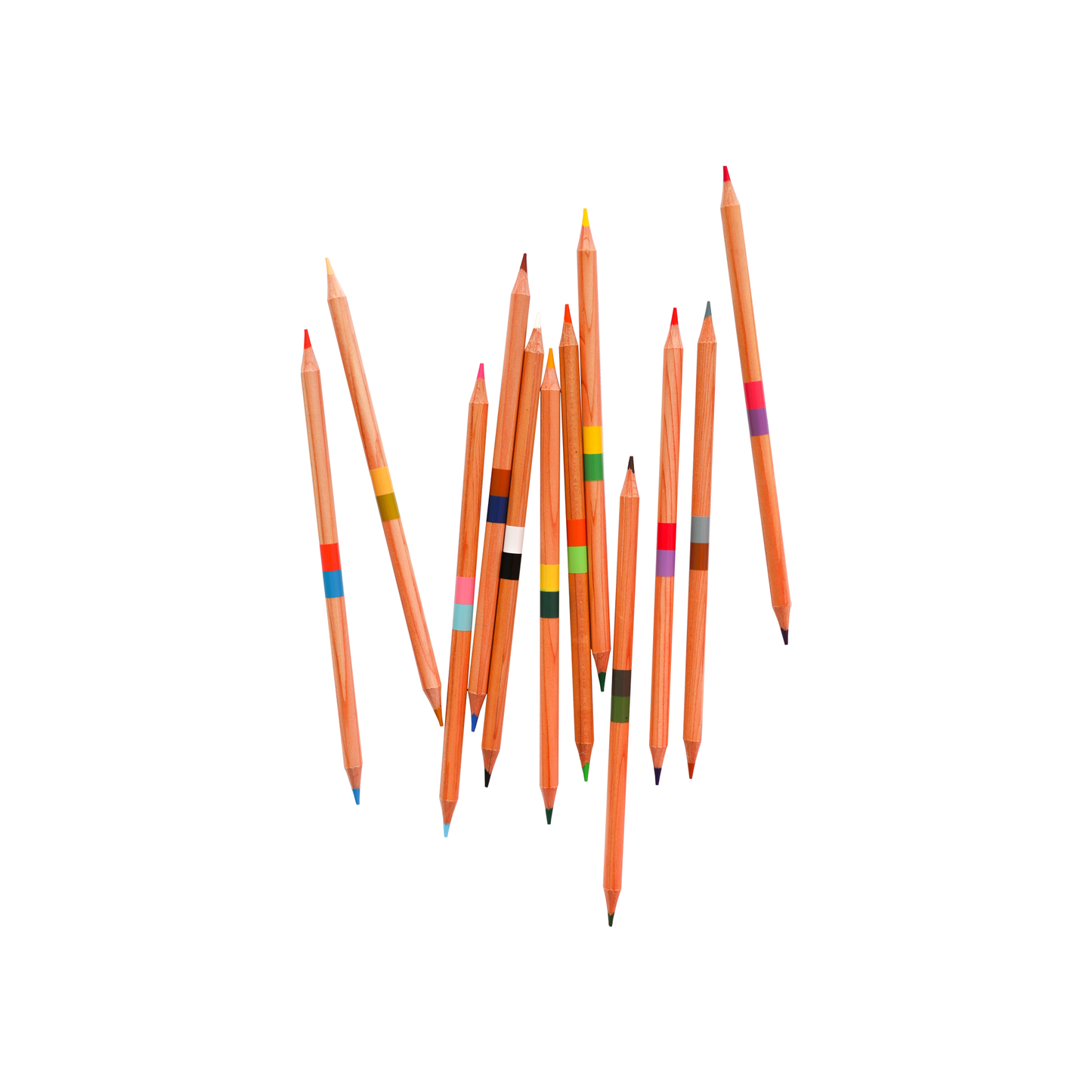 Striped Colored Pencil Set