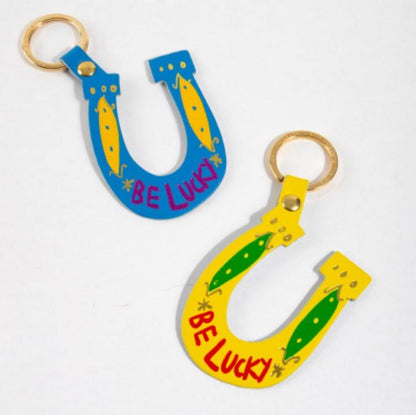 Be Lucky Key Fob in Blue