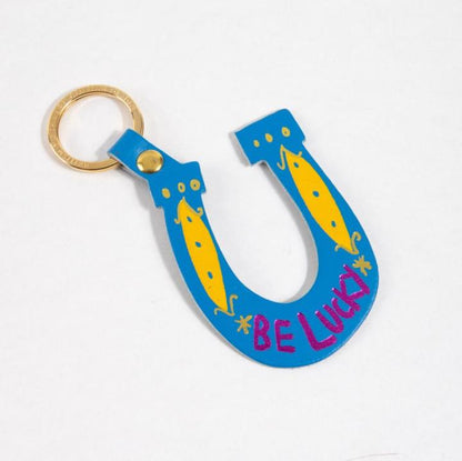 Be Lucky Key Fob in Blue