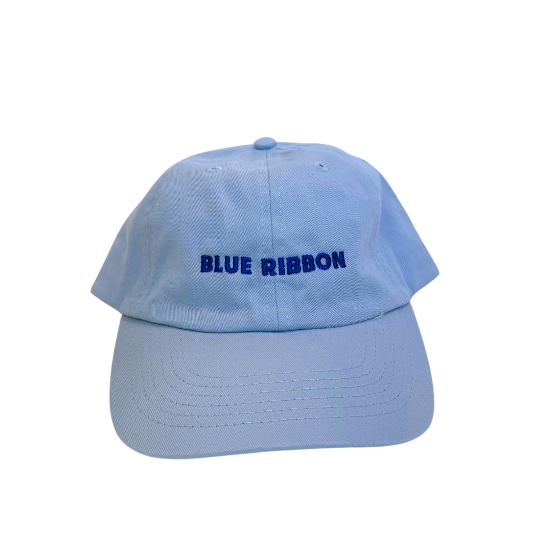 "Blue Ribbon" Embroidered Dad Hat