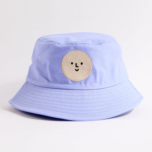 Lavender Cotton Smiley Logo Bucket Hat