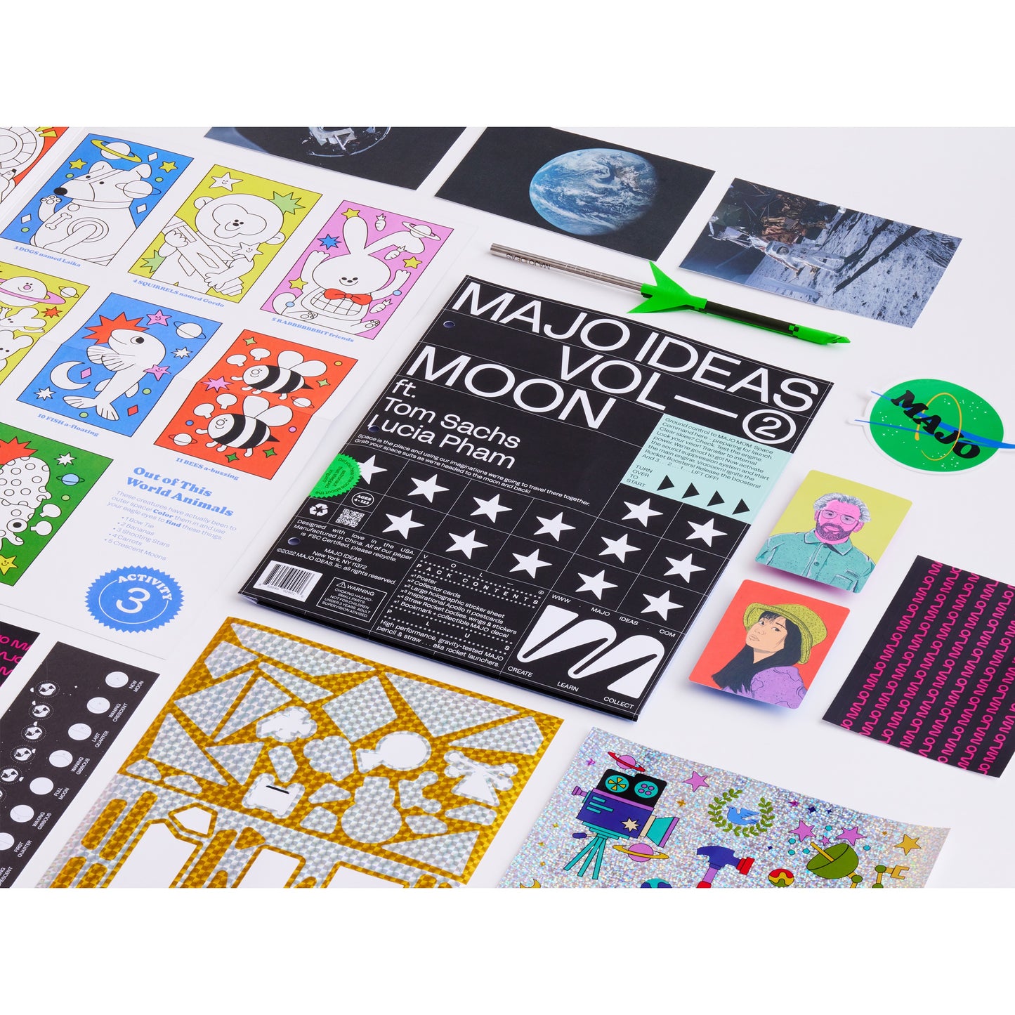 Moon Sticker Based Art Pack - Volume 2