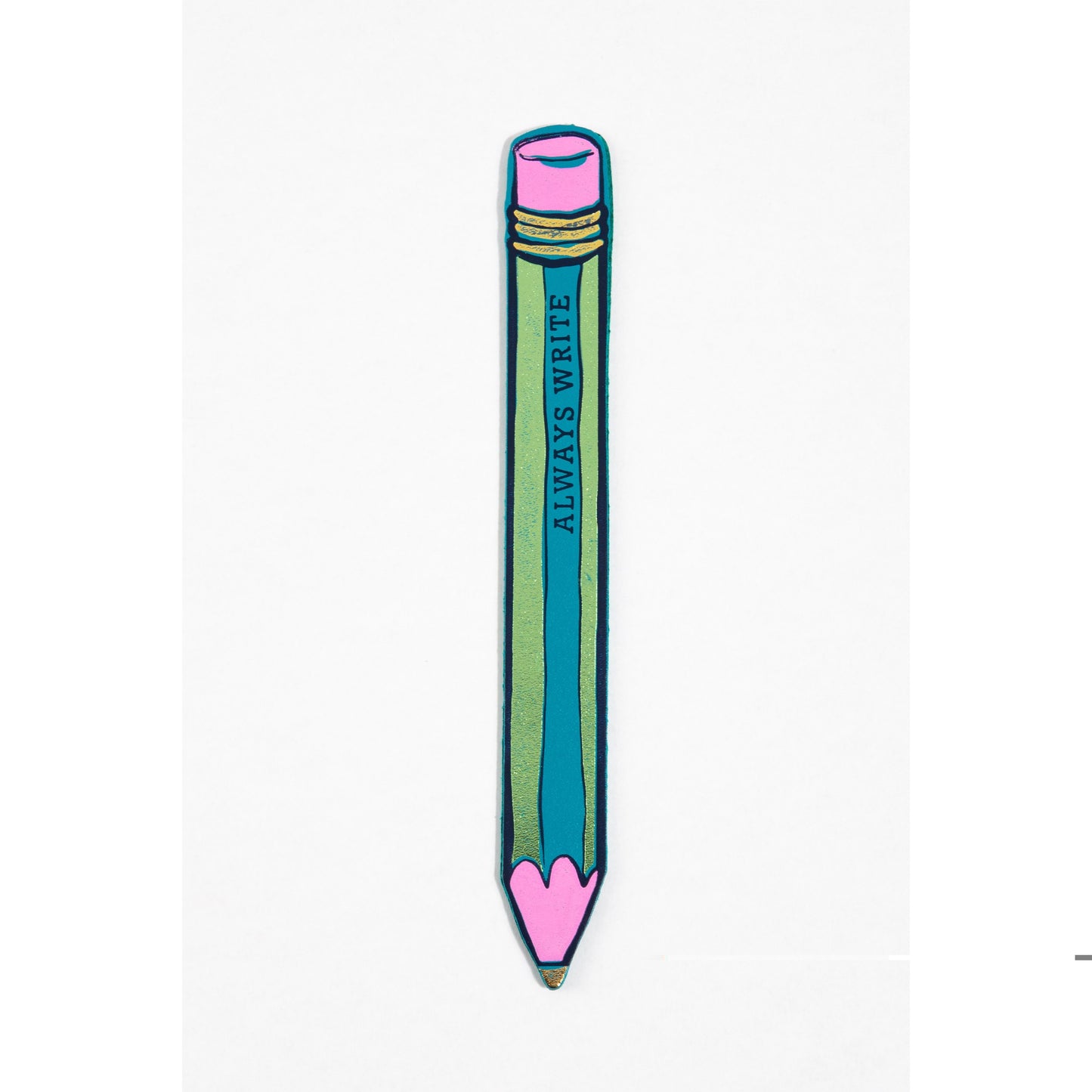 Always Write Pencil Bookmark in Turquoise