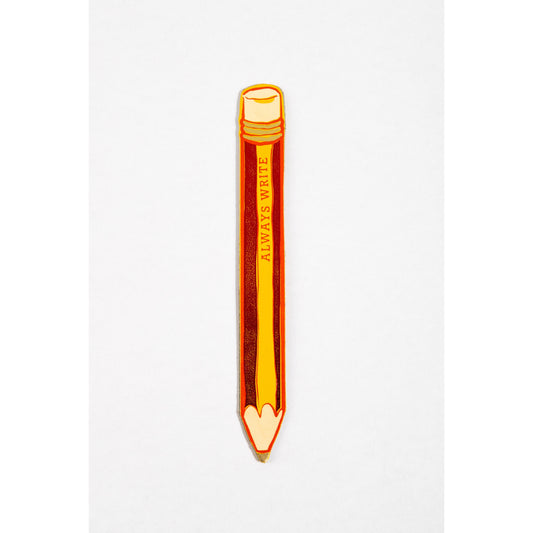 Always Write Pencil Bookmark in Yellow