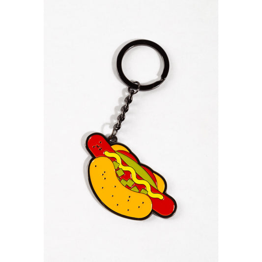 Chicago Hot Dog Keychain