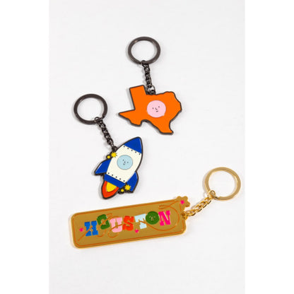 Rocket Icon Keychain