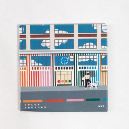 New York City Color Factory Magnet by Artist Leanne Gan