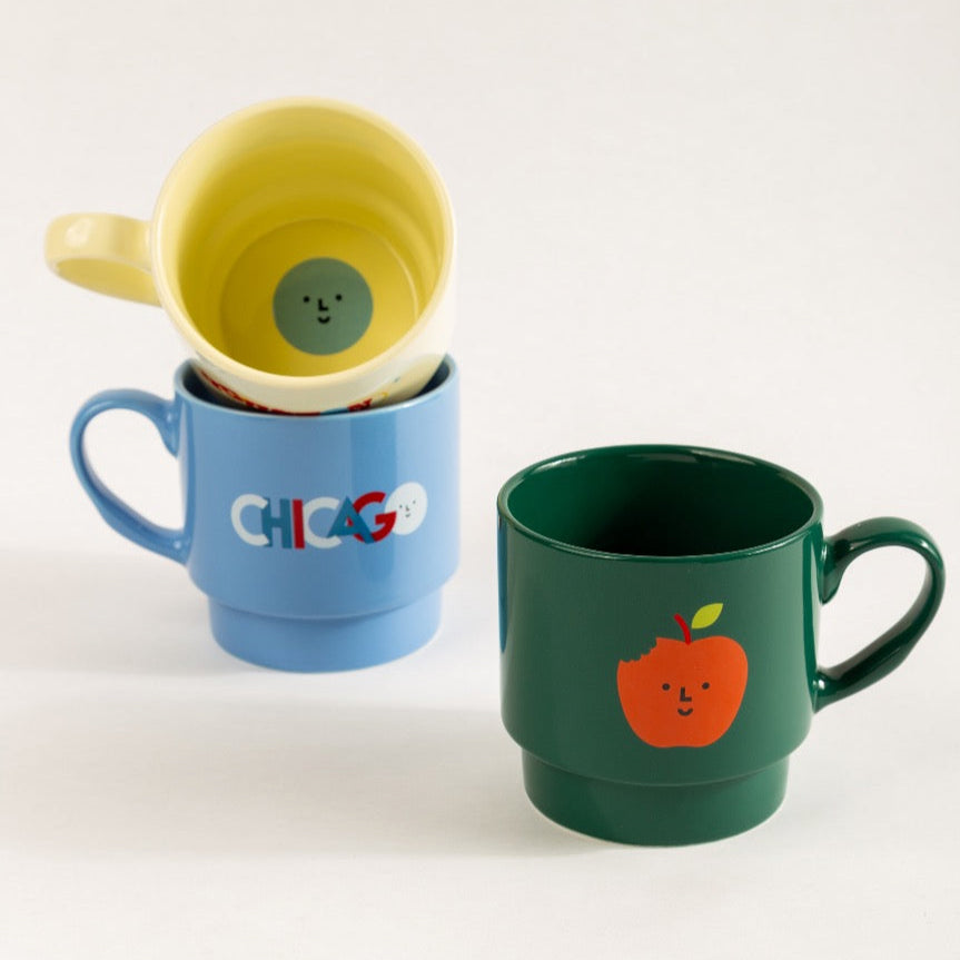 Chicago Lettering Icon Mug