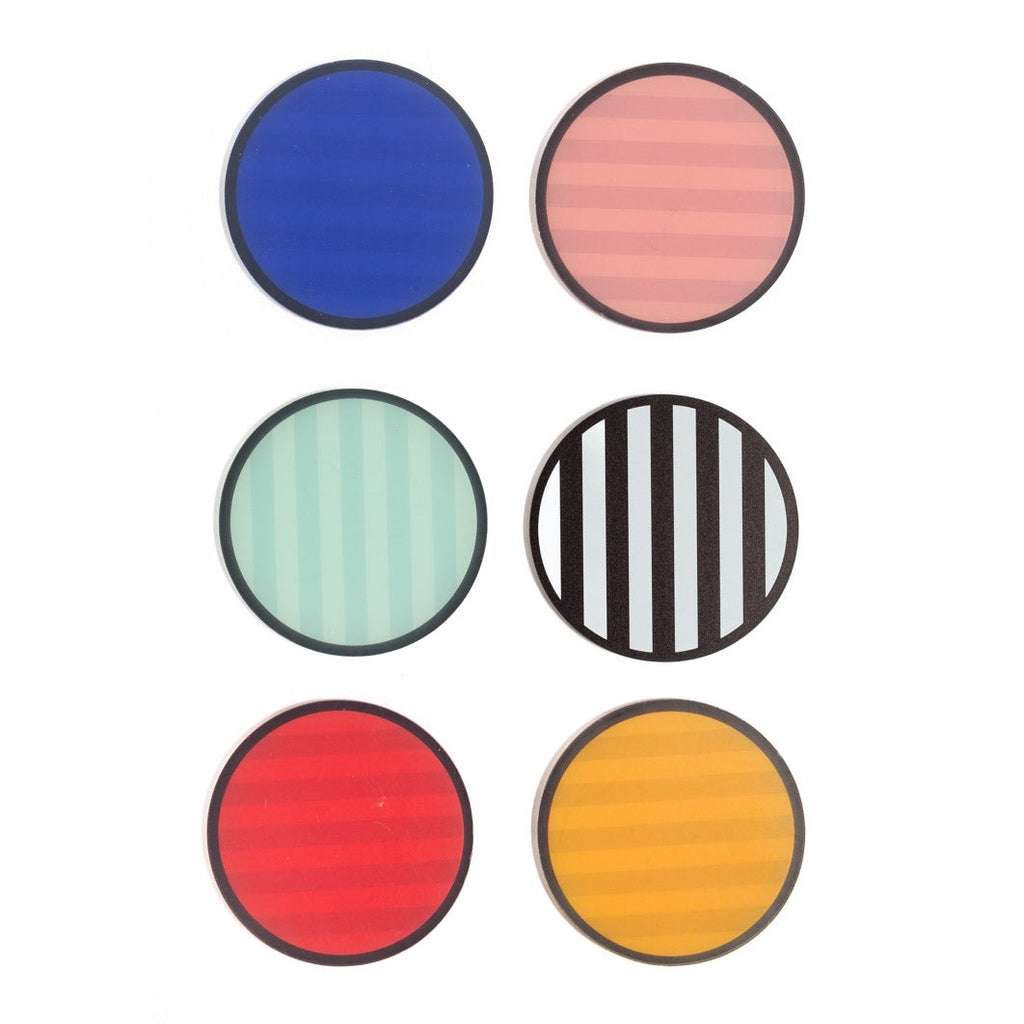 "Perspective Party" Coaster Set - Designed by Artist Camille Walala