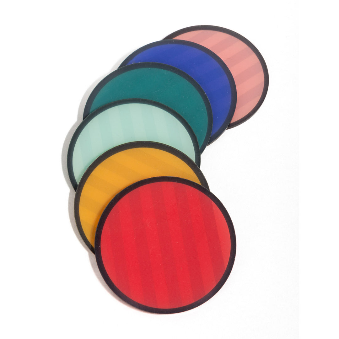 "Perspective Party" Coaster Set - Designed by Artist Camille Walala