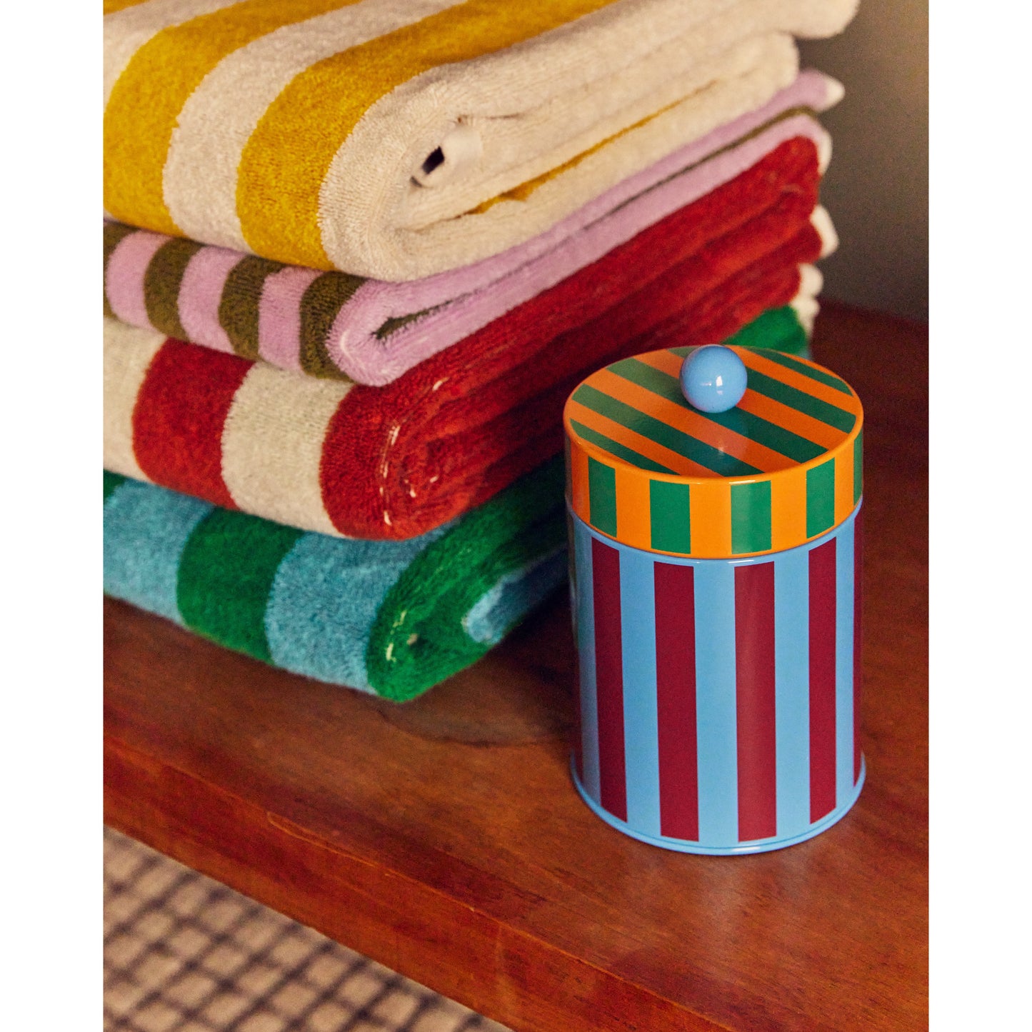 Striped Canister