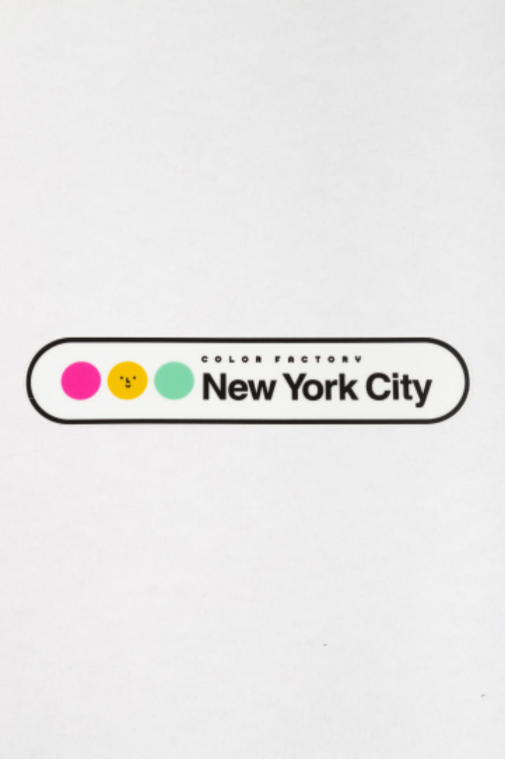 New York City Lettering Sticker