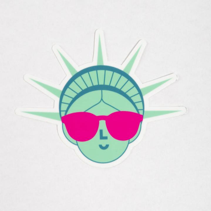 Statue of Liberty Icon Die Cut Sticker