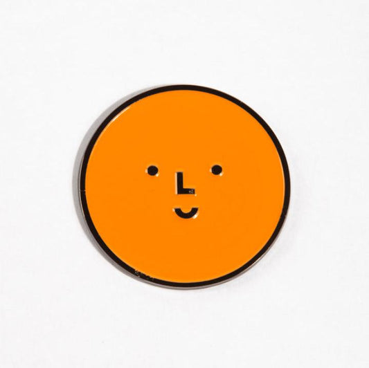 Orange Smiley Logo Magnet