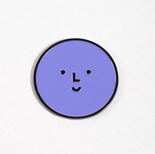 Purple Smiley Logo Magnet