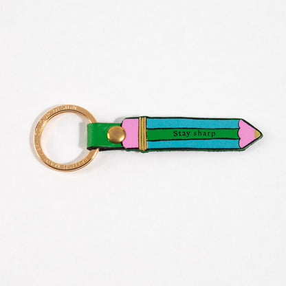 Stay Sharp Key Fob in Green