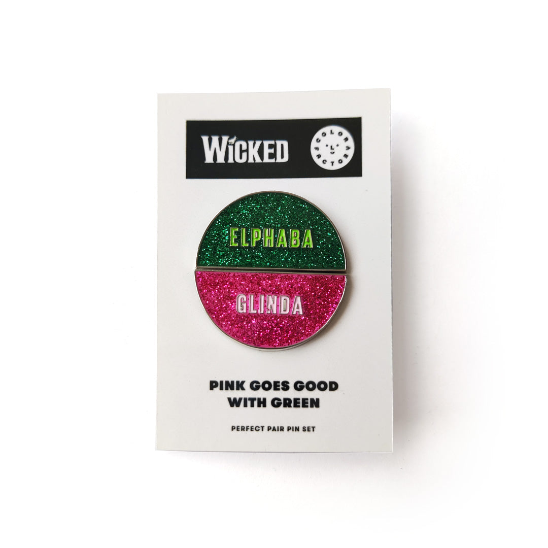 "Pink Goes Good with Green" Enamel Pin