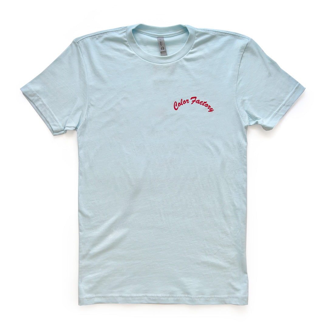 Factory Adult T-Shirt in Light Blue