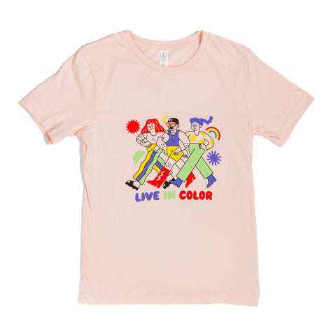 Ry Makes × Color Factory "Live in Color" Pride T-Shirt