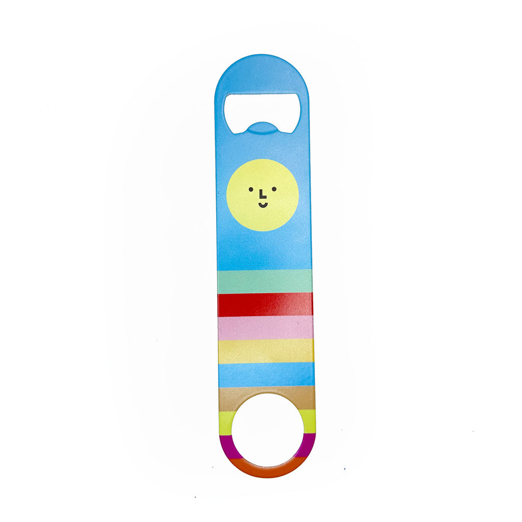 Striped Logo Bottle Opener
