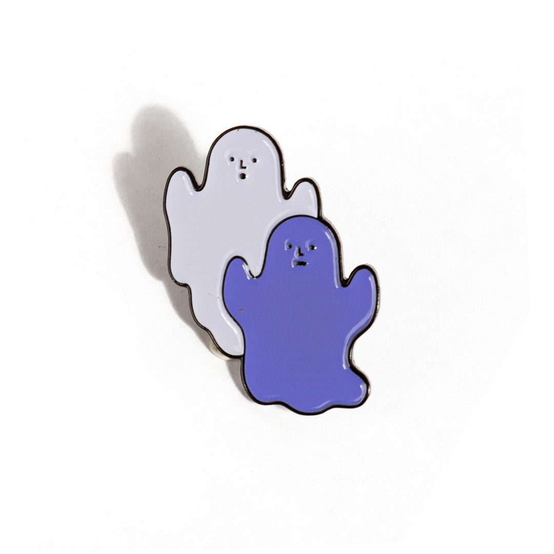 Ghostly Duo Enamel Pin