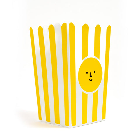 Flavorama Yellow Stripe Popcorn Bucket