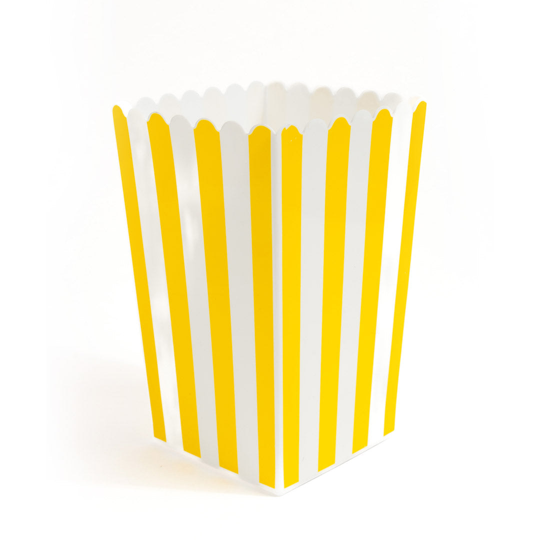 Flavorama Yellow Stripe Popcorn Bucket