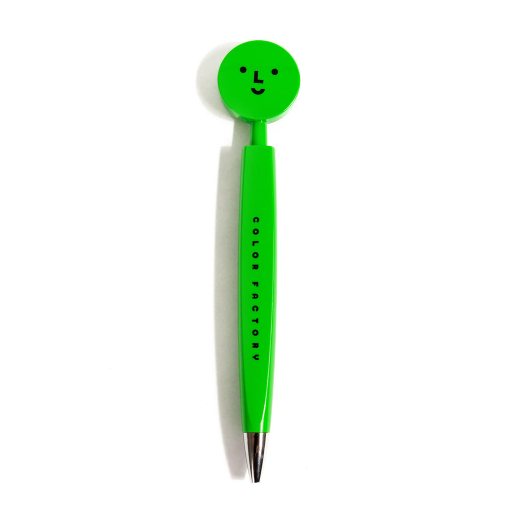 Green Smiley Logo Pen