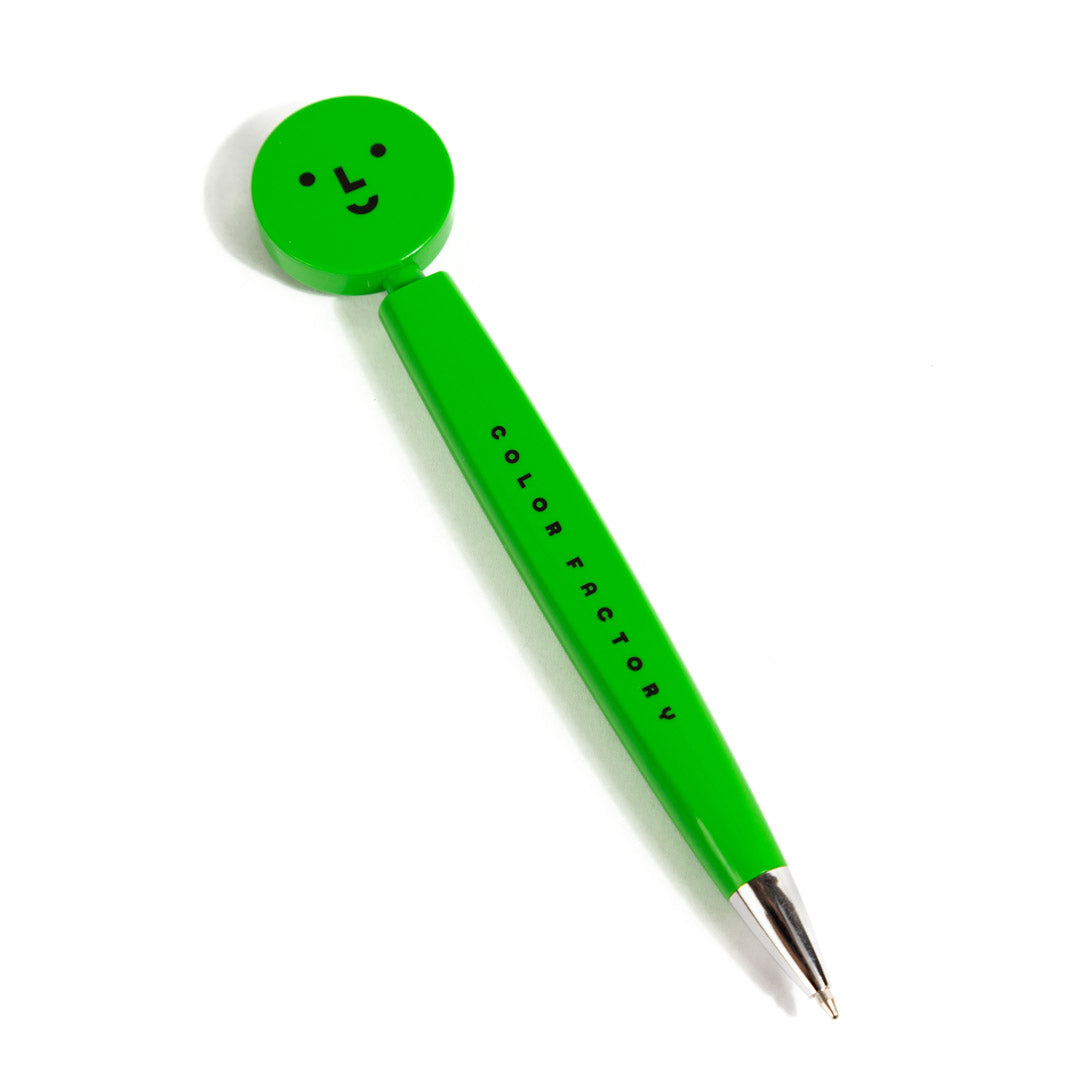 Green Smiley Logo Pen