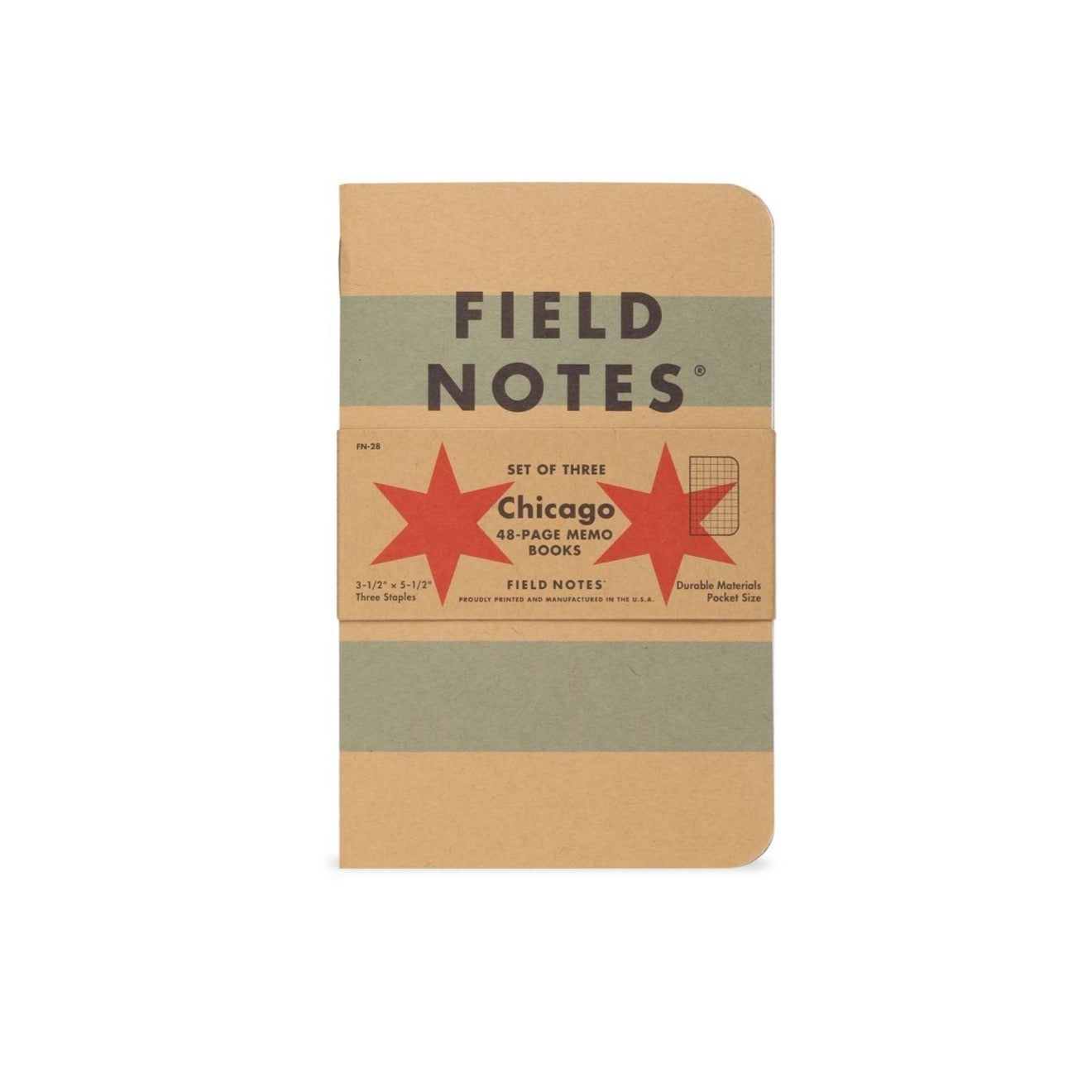 Field Notes "Chicago" Edition 3-Pack
