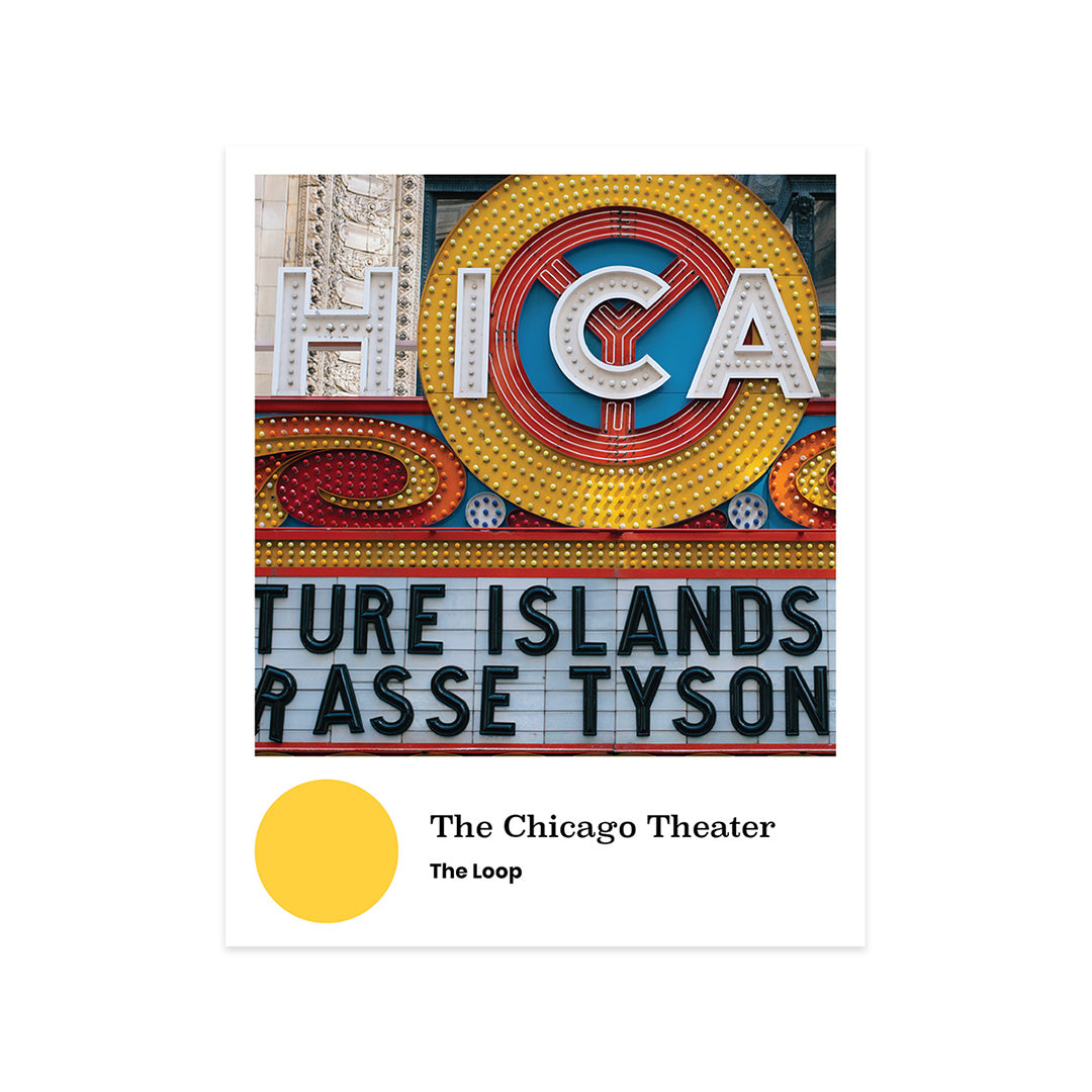 Chicago Theatre Print by Photographer Akilah Townsend