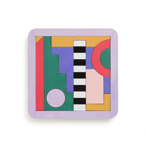 "Perspective Party" Wooden Puzzle - Designed by Artist Camille Walala