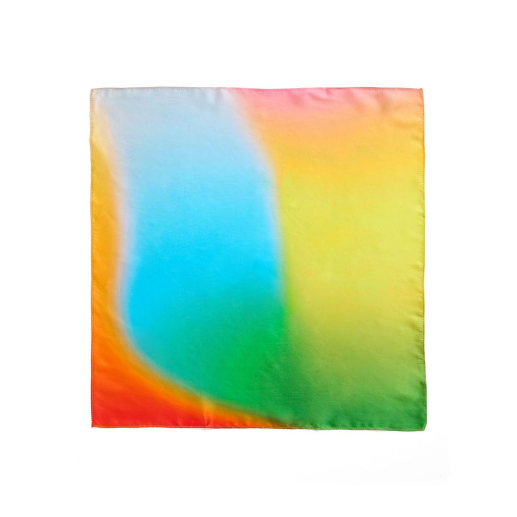 "Gradient Remix" Silk Scarf - Designed by Artist Liz West