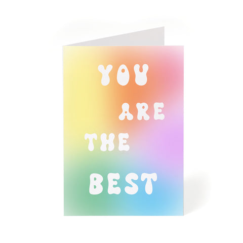 "You Are the Best" card